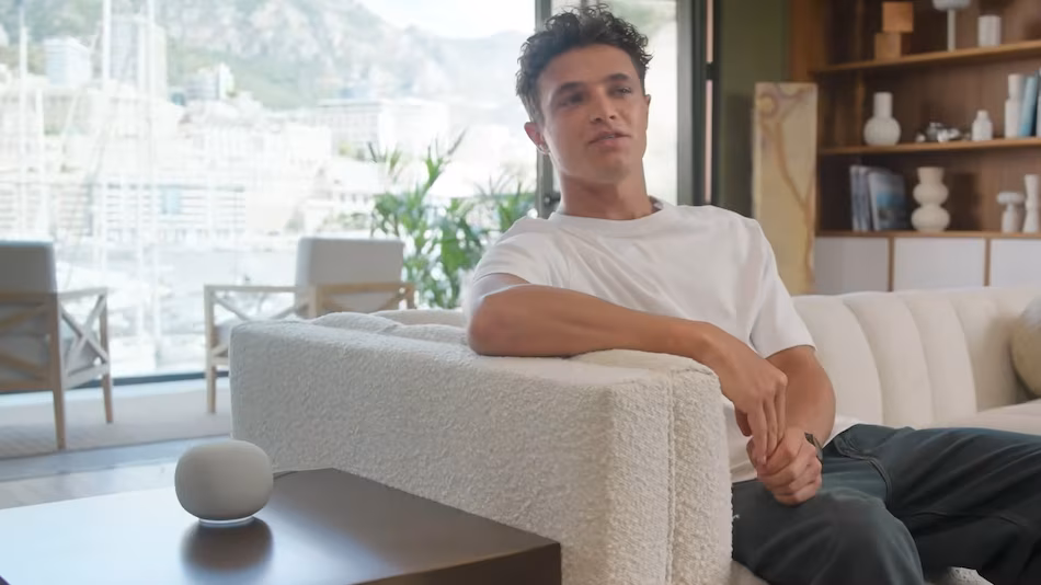 Google Home Speaker new smart speaker Google smart speaker Google Nest device Google Home device 360 audio immersive sound Google Home Premium Nest Aware rebrand Gemini updates Google Home app Android APK teardown Google smart home devices AI-powered event summaries Google Nest Cams Nest Doorbells 2K video support Google smart speaker launch Google Home Sphere design Google speaker colors red green black porcelain Made by Google 2025 Google Pixel integration F1 Lando Norris NBA Giannis Antetokounmpo Google Home Mini Google Home Max Nest Mini Nest Audio Nest Hub Google Home naming convention Google smart audio device immersive audio Google home ecosystem Google AI