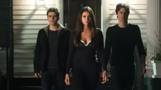 Nina Dobrev Vampire Diaries pay gap Nina Dobrev salary dispute Vampire Diaries cast salaries Ian Somerhalder Paul Wesley Nina Dobrev exit reason Katherine Pierce Elena Gilbert gender pay inequality in Hollywood female actors pay gap TV series salary differences Nina Dobrev interview Samantha Highfill I Was Feeling Epic Vampire Diaries oral history Vampire Diaries behind the scenes Vampire Diaries controversy Nina Dobrev season six departure Vampire Diaries finale Nina Dobrev workload double role Vampire Diaries female cast salaries Candice King Kat Graham Julie Plec Vampire Diaries pay parity Nina Dobrev contract