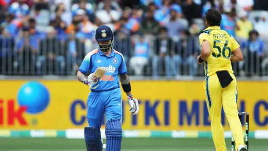 Virat Kohli Mitchell Starc Virat Kohli duck Perth ODI India vs Australia Abhishek Nayar analysis Virat Kohli batting technique Kohli vs Starc Australian pace attack Virat Kohli bounce problem Starc dismissal Kohli fifth stump weakness Kohli Perth ODI performance India cricket news Virat Kohli form Kohli batting challenge Australia cricket Mitchell Starc bowling analysis Starc vs Kohli rivalry Kohli ODI comeback Kohli duck against Australia Virat Kohli technical issues Kohli footwork Kohli batting adjustment Virat Kohli ODI series Kohli Perth match Kohli vs pace bowling Kohli struggles in Australia Kohli bounce and movement Kohli batting