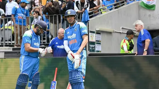 Shubman Gill Rohit Sharma India vs Australia ODI Adelaide match Rohit Sharma 73 runs Shubman Gill reaction Rohit missed big hundred ODI series 2025 Indian cricket team Australia ODI series Mitchell Starc Josh Hazlewood Xavier Bartlett Virat Kohli ducks ODI World Cup 2027 India loss Adelaide ODI highlights Rohit Sharma innings Rohit performance India Australia chase Arshdeep Singh Washington Sundar Harshit Rana Matthew Short Cooper Connolly Shreyas Iyer partnership Rohit dismissal Shubman Gill post match comments Indian captain cricket news ODI updates cricket highlights Rohit Sharma century missed Indian