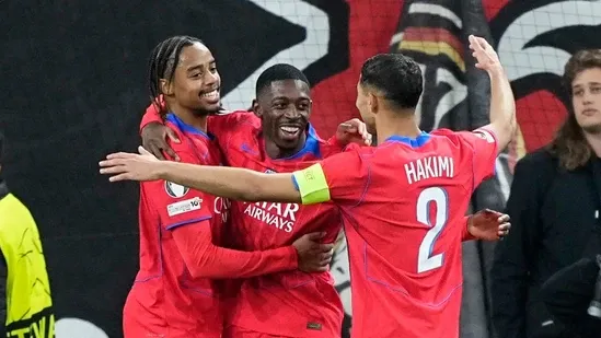 PSG Barcelona Haaland Champions League PSG vs Bayer Leverkusen Barcelona vs Olympiakos Arsenal vs Atletico Madrid Inter Milan Manchester City Haaland goal PSG seven goals Barcelona six goals Champions League 2025 PSG victory UEFA Champions League highlights Champions League results PSG news Barcelona