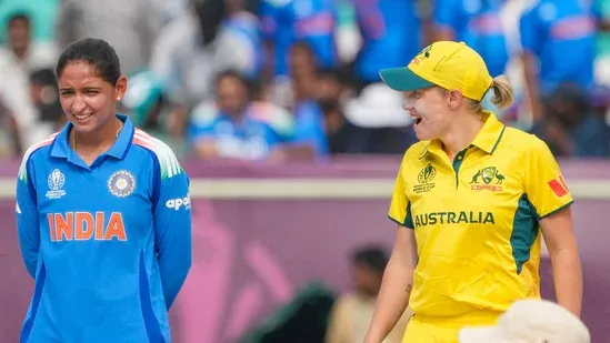 India vs Australia Womens World Cup semifinal Navi Mumbai weather forecast DY Patil Stadium rain threat ICC reserve day India women cricket Australia women cricket Womens World Cup 2025 semifinal match updates sports news India rain affected match points table advantage Australia cricket rivalry India revenge match knockout stage cricket fans India womens team Harmanpreet Kaur Alyssa Healy Navi Mumbai rains yellow alert AccuWeather update scattered showers sports event India chase final qualification South Africa