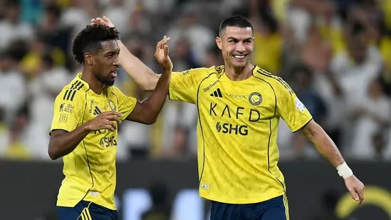 Cristiano Ronaldo Al Nassr Saudi Pro League Ronaldo goal Ronaldo long range goal Ronaldo missed penalty Ronaldo redemption Ronaldo 949 goals Ronaldo 800 club goals Ronaldo milestone Ronaldo highlights Ronaldo match Al Nassr vs Al Fateh Al Nassr 5-1 win Sadio Mane assist Joao Felix hat trick Kingsley Coman Al Nassr top of table Al Nassr unbeaten streak Al Nassr 15 points Ronaldo stunning strike Ronaldo free kick Ronaldo goal celebration Ronaldo football news Ronaldo performance Ronaldo skills Ronaldo match report