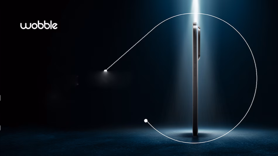 Wobble smartphone India launch Wobble 1 MediaTek Dimensity 7400 5G Android 15 Wobble phone features new smartphone in India slim smartphone design tech news Wobble mobile price expected specs Wobble Indkal Technologies India smartphone market upcoming mobile phones 8GB RAM Android phone 5G phone India teaser image leaked specs Wobble first smartphone New Delhi launch event modern