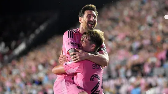 Lionel Messi Inter Miami MLS playoff win Messi goals Miami vs Nashville Messi assist record Inter Miami victory FC Cincinnati matchup Messi milestone Messi career assists Miami football news MLS Eastern Conference playoff Messi brace Miami dominant win Nashville SC defeat Messi performance MLS playoffs update Inter Miami progress Messi vs Ronaldo assists Messi new record Miami soccer update MLS sports news Fort Lauderdale match recap Miami without Suarez Messi leads Miami football headlines Miami goal scoring record American soccer playoffs Messi highlights