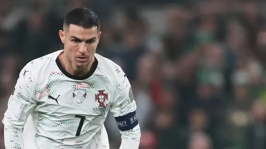 Cristiano Ronaldo World Cup Portugal qualification 2026 tournament United States Canada Mexico Bruno Fernandes Joao Neves Troy Parrott Ireland comeback Hungary defeat Lionel Messi sixth World Cup Portugal Armenia match Portugal Group F top spot Portugal coach Roberto Martinez Ronaldo suspension Nations League Portugal victory Portugal football news global tournament historic milestone Ronaldo career record breaking qualifier Portugal squad football legend international football European qualifiers Portugal dominant win football updates sports news football qualification Ronaldo goal record football achievements legendary players football history Ronaldo future tournament football headlines