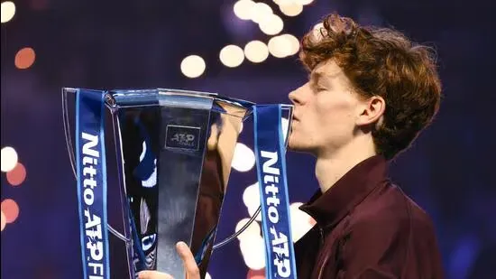 Sinner Alcaraz rivalry ATP Finals Sinner win Jannik Sinner tennis update Carlos Alcaraz news Sinner serving improvement ATP season ending final Turin tennis highlights Sinner Alcaraz match analysis Men’s tennis rivalry Sinner tactical change