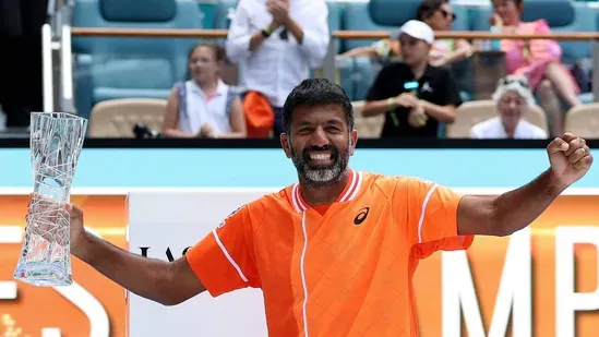 Rohan Bopanna Indian tennis legend Rohan Bopanna retirement Rohan Bopanna career records Indian tennis star tennis world number one doubles champion oldest grand slam winner Miami Masters champion ATP Masters 1000 history Indian tennis achievements sports news India tennis updates Rohan Bopanna Indian Wells tennis success veteran tennis player age defying athlete tennis inspiration Indian sports icon grand slam history tennis doubles specialist Australian Open champion Indian sports legacy ATP tour records