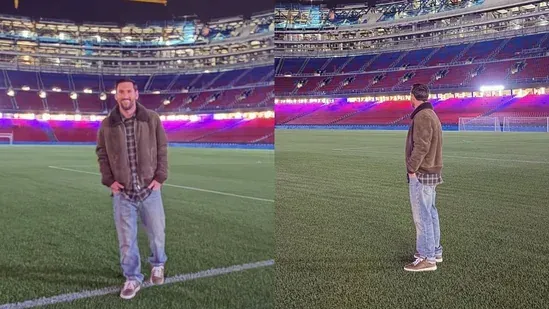 Lionel Messi Camp Nou visit Messi Barcelona return hopes Inter Miami MLS Playoffs Messi emotional message Barcelona stadium renovation Messi milestone 400 assists Messi career update Messi fans news Messi football legacy Barcelona club legend Messi return possibility Messi Instagram post Messi Miami performance Messi double goals MLS Cup playoffs Messi achievements Barcelona update Messi left Barcelona Messi 2021 departure Messi PSG stint Messi World Cup champion Messi future plans Camp Nou reopening Messi Javier Mascherano praise Messi iconic homecoming Messi eight time Ballon dOr winner