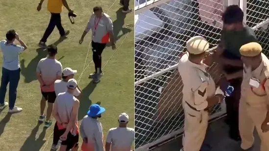 India cricket news Gautam Gambhir controversy Mohammed Siraj crowd incident Guwahati Test match India vs South Africa Barsapara Stadium fan unrest police action Indian team reaction Test series loss India home defeat cricket coach scrutiny BCCI complaint stadium security India clean sweep loss Indian cricket crisis cricket supporters reaction Test match drama India sports update South Africa Test win cricket fans anger