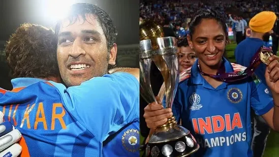 Harmanpreet Kaur MS Dhoni ICC viral post India Women’s World Cup 2025 Indian cricket history cricket news Harmanpreet World Cup celebration Dhoni 2011 iconic moment Indian sports achievement cricket nostalgia viral sports content Indian women champions Mumbai Gateway of India cricket celebrations home World Cup win cricket headlines sports viral moment India vs world cricket success ICC social media women’s cricket growth Indian captain success story cricket fans reaction historic victory Harmanpreet leadership