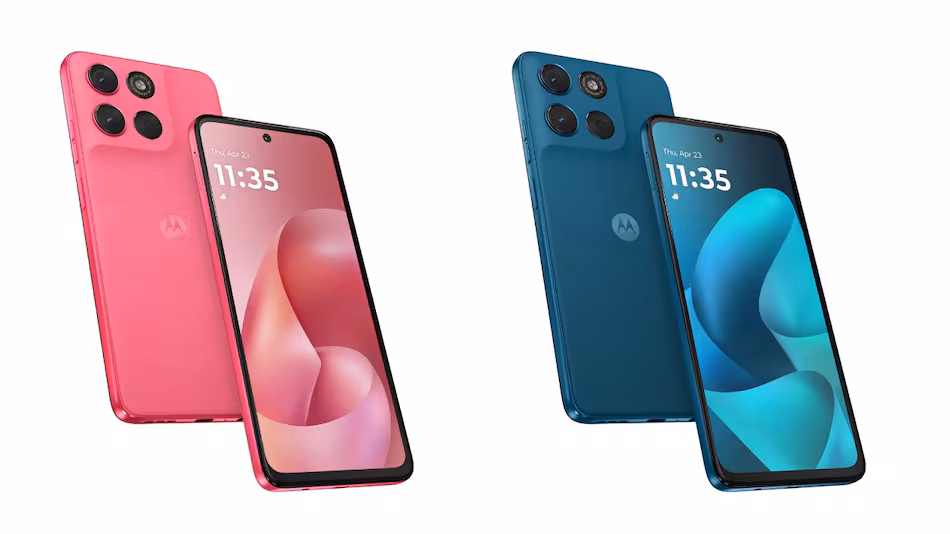 Moto G57 Power Moto G57 launch Snapdragon 6s Gen 4 Android 16 Motorola budget phone 7000mAh battery 5200mAh battery 30W fast charging 50MP Sony LYTIA 600 camera IP64 rating MIL STD durability European smartphone release Middle East launch full HD plus display 120Hz refresh rate Pantone colors Motorola specifications Moto G57 price Moto G57 Power price Gorilla Glass 7i triple rear camera 8 megapixel selfie camera Dolby Atmos Hi Res audio side fingerprint sensor dual SIM smartphone RAM Boost 24GB