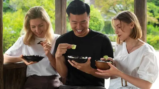 Hara Hachi Bu Japanese eating habit mindful eating weight management healthy digestion longevity lifestyle habit Japanese wellness expert nutrition guidance portion control healthy living anti aging habits energy boosting habits cancer specialist advice Raj Shamani podcast healthy weight routine mindful lifestyle traditional Japanese health practice stomach fullness rule improve metabolism daily health routine natural wellness tip healthy food discipline eat less live longer healthy eating culture dietary awareness health