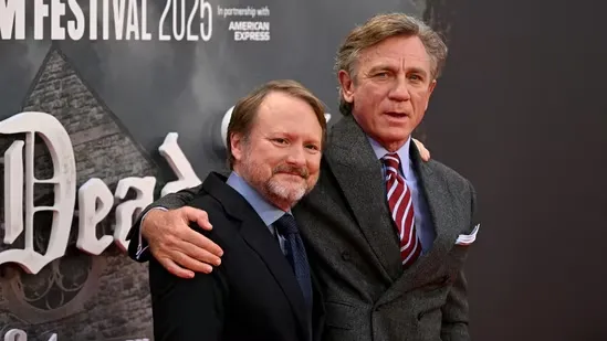 Rian Johnson Wake Up Dead Man Knives Out Mystery Daniel Craig Benoit Blanc Netflix 2025 film release Josh Brolin Josh O’Connor faith crisis movie emotional storytelling director interview Knives Out series third Knives Out film religion themes mystery thriller Hollywood news Rotten Tomatoes early reviews detective film emotional depth cinema release New York screening filmmaker insights personal struggle writing