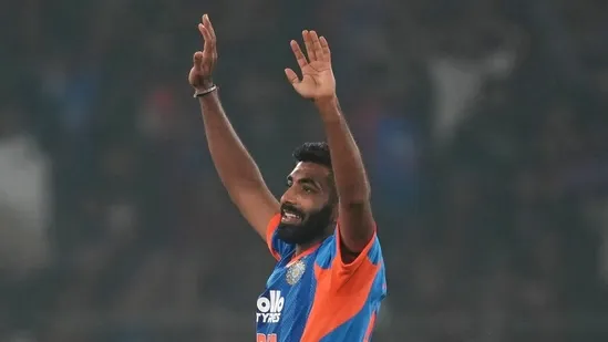 Jasprit Bumrah milestone Jasprit Bumrah 100th T20I wicket Bumrah creates history India vs South Africa T20I India South Africa cricket Bumrah record T20I Indian cricket records Bumrah elite club Bumrah all format wickets India cricket news T20 World Cup 2026