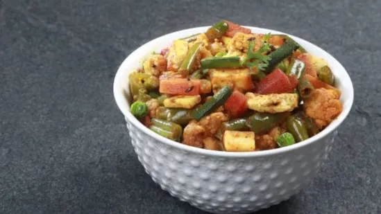 mixed vegetable recipe healthy sabzi recipe everyday vegetable dish Indian mixed veg recipe nutritious home cooking fibre rich vegetables easy Indian recipe simple sabzi for lunch vegetable curry healthy Indian meals vegetable rich diet natural ingredients recipe balanced meal idea