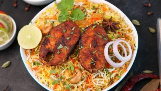 fish biryani recipe quick fish biryani easy fish biryani 30 minute biryani Indian biryani recipe one pot biryani simple biryani recipe homemade biryani step by step fish recipe healthy fish meal omega 3 rich food aromatic biryani basmati rice biryani quick dinner ideas easy lunch recipes Indian cooking guide spicy fish