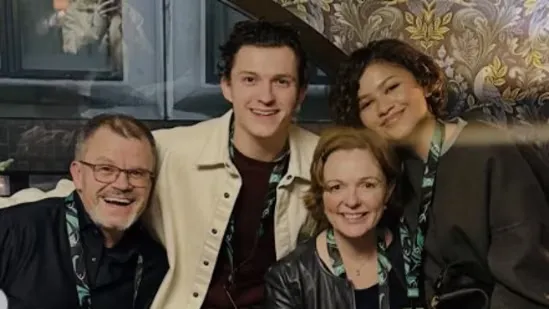 Zendaya pregnancy rumors Tom Holland parents London outing Zendaya Tom Holland engagement celebrity news Hollywood couples Zendaya London appearance Traitors Live Experience Sam Holland Instagram viral photo Zendaya family outing Tom Holland fiance rumors celebrity pregnancy speculation Zendaya fans reaction social media buzz Zendaya relationship timeline Tom Holland family event entertainment news latest celebrity updates Zendaya public appearance viral celebrity photos Hollywood engagement news