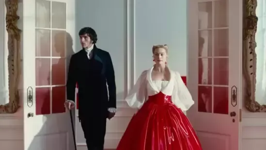 Margot Robbie Jacob Elordi Wuthering Heights film adaptation Emerald Fennell Heathcliff casting controversy Catherine Earnshaw new Wuthering Heights movie 2026 Wuthering Heights release date Margot Robbie Vogue interview Jacob Elordi Heathcliff performance Margot Robbie defends casting modern Wuthering Heights retelling Emily Brontë adaptation Hollywood period drama upcoming literary movies Jacob Elordi Daniel Day Lewis comparison Kharmel Cochrane casting director Wuthering Heights backlash