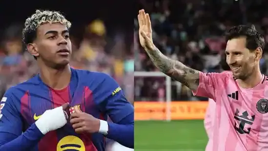 Lamine Yamal Lamine Yamal interview Lionel Messi influence Messi passing vision Barcelona young star Barcelona No 10 La Masia talent Messi inspiration football intelligence creative playmaking CBS 60 Minutes football