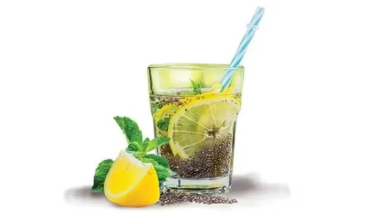 chia seed water benefits glowing skin ayurvedic morning drink natural skin hydration chia seeds for skin health daily chia seed water routine omega 3 for skin antioxidants for glowing skin chia seed water for acne anti ageing skin drink ayurvedic skincare tips natural