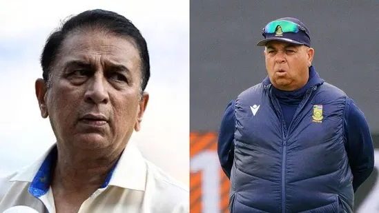 Sunil Gavaskar Shukri Conrad Gavaskar reaction grovel remark India vs South Africa Test series controversy cricket news SA coach comment Guwahati Test