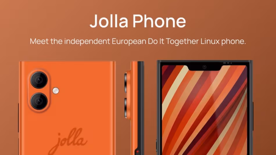 Jolla Phone launch Sailfish OS 5 Linux smartphone privacy focused phone replaceable battery smartphone Jolla phone price Jolla phone availability European smartphone launch Linux based mobile OS Sailfish OS features Android app support on Sailfish Jolla pre order Europe privacy smartphone 2025 MediaTek 5G