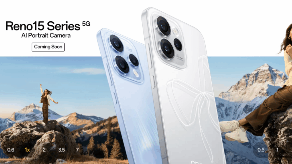 Oppo Reno 15 Pro Mini launch India Reno 15 Pro Reno 15 Flipkart availability AMOLED display 120Hz refresh rate Full-HD+ resolution IP66 IP68 IP69 water dust resistance Corning Gorilla Glass Victus 2 protection USB Type-C port platinum coating Glacier White Twilight Blue Aurora