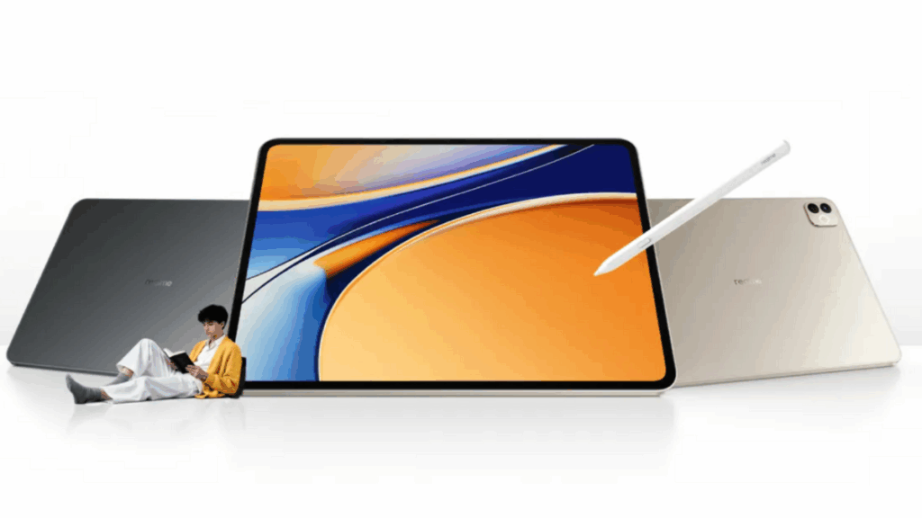 Realme Pad 3 5G India launch Realme Pad 3 5G January 6 Realme tablet India 2026 Realme Pad 3 battery 12200mAh Realme Pad 3 5G specifications Realme Pad 3 display 28K Realme tablet with stylus Realme Next AI for Pad Realme Pad 3 price India Realme Pad 3 features Realme Pad 3 design Realme Pad 3 dual camera Realme Pad 3 Android 16