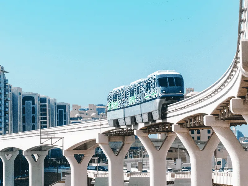 Palm Monorail suspension Palm Monorail maintenance Palm Jumeirah transport Dubai public transport Dubai monorail update Dubai monorail alternative transport Dubai Tram Dubai bus routes Dubai RTA updates Dubai RTA news Palm Gateway Dubai Media City Atlantis Aquaventure monorail Dubai tourism