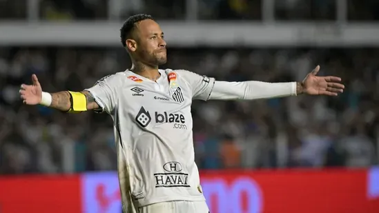 Neymar Santos contract extension Neymar Jr Santos return Neymar one year deal Santos FC Brazil football news Neymar injury update Neymar knee surgery Santos survival season Neymar goals Brazil national team