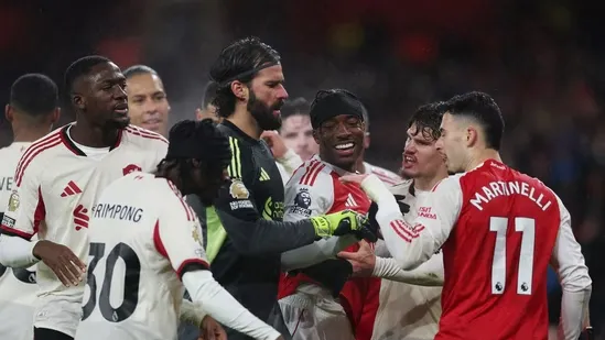 Gabriel Martinelli apology Arsenal vs Liverpool incident Conor Bradley injury Premier League controversy Martinelli Liverpool clash Arsenal forward apology Martinelli Instagram statement Arsenal Liverpool stoppage time drama Gary Neville criticism Sky Sports analysis Premier League sportsmanship Arsenal news Liverpool news Martinelli yellow card Ibrahima Konate booking Emirates Stadium match incident Premier