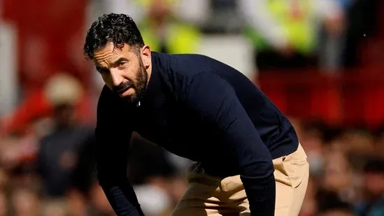 Antonio Conte Rasmus Hojlund Napoli Serie A Manchester United Ruben Amorim coaching comments football news Italy football Napoli striker loan deal Champions League qualification player development young striker improvement Conte press conference Manchester United manager sacked Michael Carrick