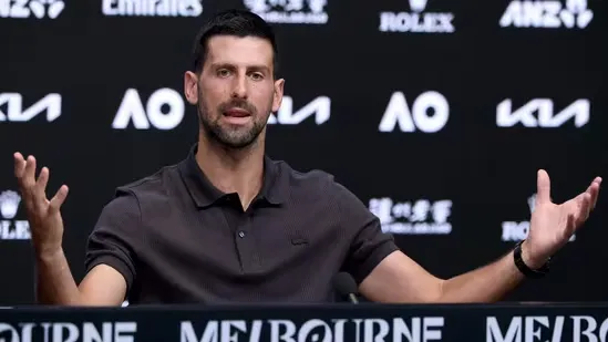 Novak Djokovic Australian Open 2026 Djokovic retirement news Novak Djokovic press conference Djokovic Melbourne Park Djokovic Carlos Alcaraz Jannik Sinner rivalry Djokovic Grand Slam return Djokovic Australian Open comeback Djokovic confidence statement Djokovic tennis career Djokovic future plans Djokovic self