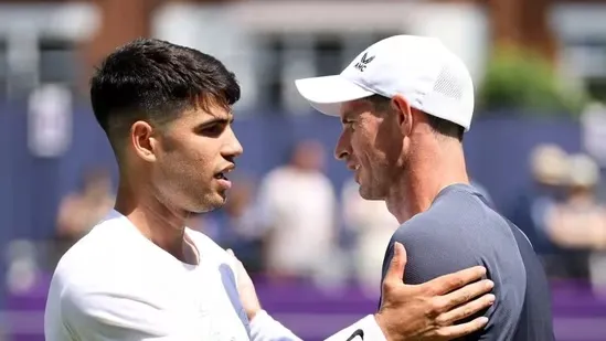 Carlos Alcaraz Andy Murray coaching switch Novak Djokovic Juan Carlos Ferrero Alcaraz coach change ATP tennis news Grand Slam champion Spanish tennis star Djokovic coaching team Andy Murray coach role