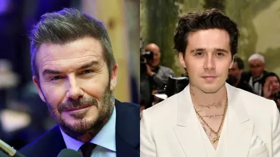 David Beckham Brooklyn Beckham news Beckham family controversy Brooklyn Beckham Instagram post David Beckham statement Davos World Economic Forum Beckham family feud Brooklyn Beckham Nicola Peltz David Beckham comments Victoria Beckham news
