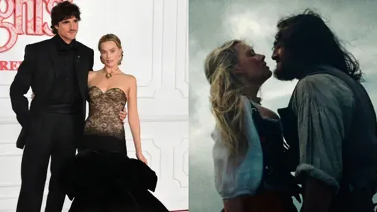 Margot Robbie Jacob Elordi Wuthering Heights movie 2026 Emerald Fennell film modern Wuthering Heights adaptation Margot Robbie interview Jacob Elordi news Wuthering Heights cast Warner Bros film Valentine’s Day movie 2026 Margot Robbie red carpet Jacob