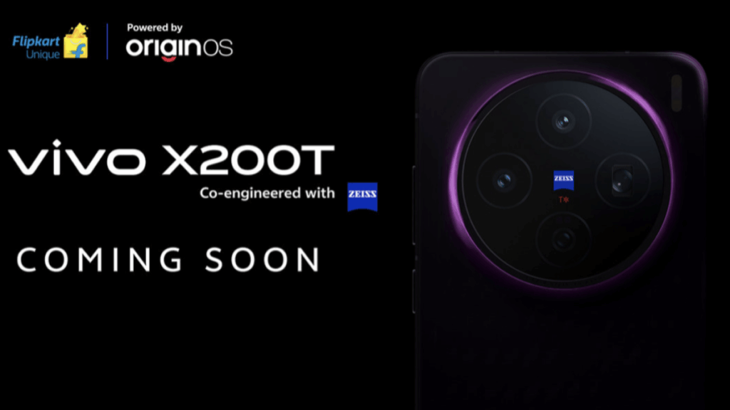 Vivo X200T India launch Vivo X200T price India Vivo X200T Flipkart microsite Vivo X200T design Vivo X200T specs Vivo X200T leaked price Vivo X200T storage variants Vivo X200T 12GB RAM Vivo X200T 256GB Vivo X200T 512GB Vivo X200T color options Vivo X200T black Vivo X200T purple Vivo X200T display Vivo X200T 6