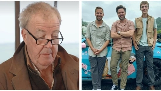 The Grand Tour new hosts Jeremy Clarkson Grand Tour Prime Video Grand Tour reboot Francis Bourgeois Grand Tour James Engelsman Thomas Holland Throttle House Grand Tour show reboot Grand Tour 2026 Jeremy Clarkson video Grand Tour presenters Grand Tour Prime series British motoring show Grand Tour cast