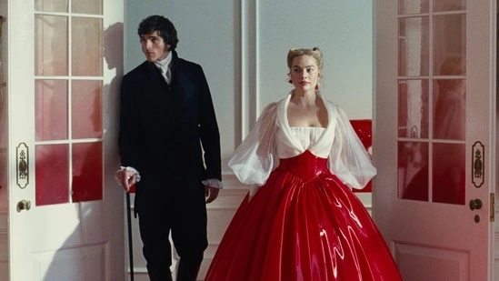 Wuthering Heights review Emerald Fennell film Margot Robbie Jacob Elordi movie review Emily Brontë adaptation Wuthering Heights 2026 film critique literary adaptation review period drama film review gothic romance movie analysis Margot Robbie Cathy Earnshaw Jacob Elordi Heathcliff Emerald Fennell direction