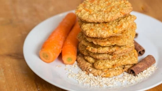 healthy carrot oatmeal cookies evening snack recipe five ingredient cookies healthy snack ideas oat cookies with carrot easy homemade cookies healthy baking recipes no sugar cookies banana oat cookies peanut butter oat cookies fibre rich snacks healthy tea time snacks quick healthy cookies clean eating snacks simple
