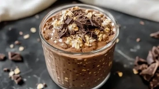 chocolate peanut butter overnight oats high protein breakfast fibre rich breakfast overnight oats recipe healthy make ahead breakfast doctor approved breakfast protein oats recipe fibre rich oats healthy breakfast ideas overnight oats benefits easy healthy