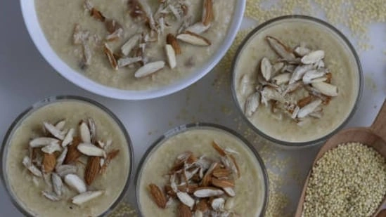 white chocolate amaranth pudding amaranth pudding recipe guilt free dessert weight loss dessert millet dessert recipe rajgira pudding healthy chocolate pudding high protein dessert fibre rich dessert healthy