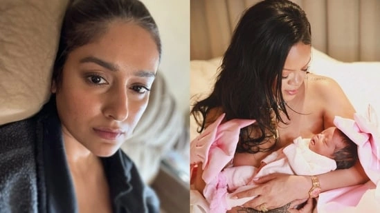 Ileana DCruz Rihanna body shaming Rihanna post pregnancy body Ileana DCruz supports Rihanna celebrity body positivity news Rihanna trolled online Ileana DCruz Instagram reaction Rihanna motherhood controversy post pregnancy expectations women in