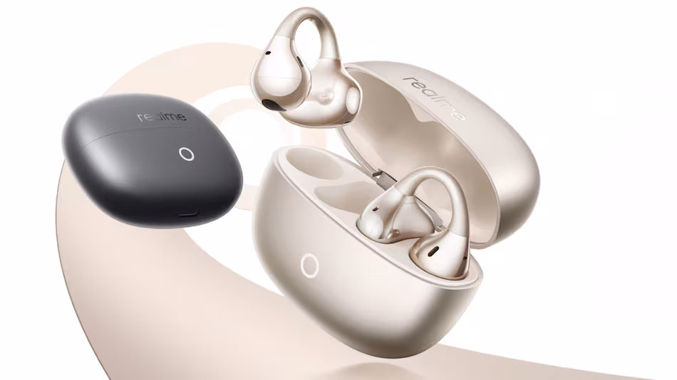 Realme Buds Clip India launch Realme Buds Clip specifications Realme Buds Clip features Realme Buds Clip price Realme Buds Clip release date Realme Buds Clip availability Realme Buds Clip Titanium Black Realme Buds Clip Titanium Gold Realme wireless earbuds open ear Realme lightweight earbuds Realme Buds Clip AI noise cancellation Realme Buds Clip