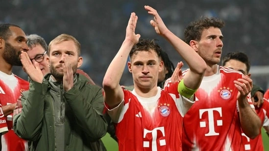 Bayern Munich Champions League win Atletico Madrid Champions League victory Liverpool vs Galatasaray result Barcelona vs Newcastle draw Champions League last 16 results Bayern Munich vs Atalanta score