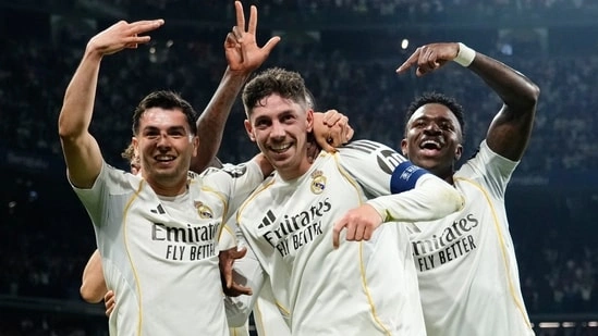 Real Madrid vs Manchester City Champions League PSG vs Chelsea Champions League Federico Valverde hat trick Real Madrid victory UEFA Champions League results PSG Chelsea match report Real Madrid Champions League win Manchester City defeat Champions League football news European football results Champions
