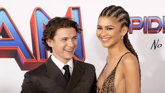Zendaya Tom Holland wedding rumors Zendaya AI wedding photos Tom Holland Zendaya relationship Zendaya Jimmy Kimmel interview Zendaya fake wedding pictures Tom Holland Zendaya marriage news