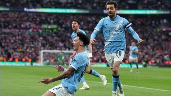Nico OReilly Manchester City Pep Guardiola tactics Manchester City academy players League Cup final hero OReilly goals vs Arsenal Premier League young talents Manchester