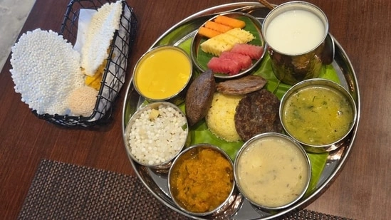 sattvik food trend India Navratri thali fine dining sattvik cuisine benefits plant based diet India fasting food recipes Navratri food ideas healthy vegetarian meals India sattvik diet